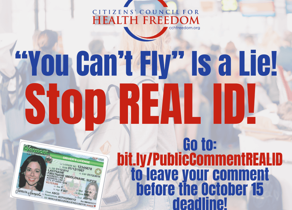 CCHF Public Comment on REAL ID (Docket NO. TSA 2023-0003 / RIN 1652-AA77)